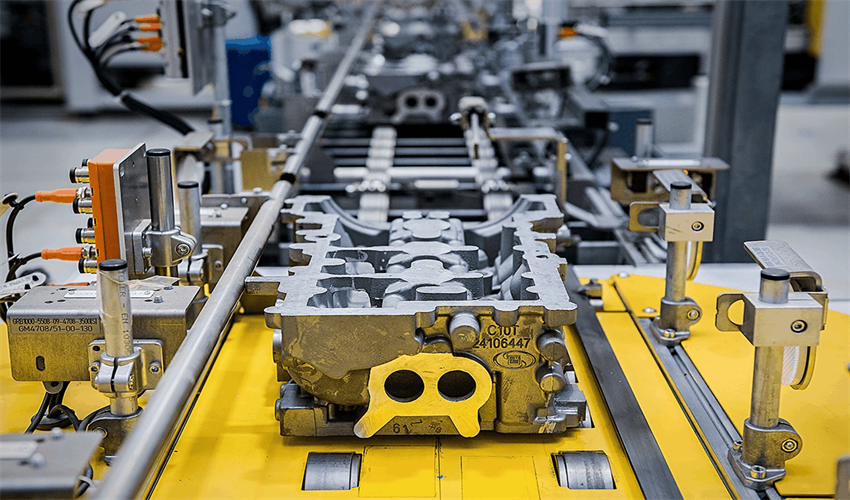Automobile Engine cylinder head production