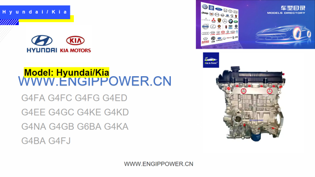 Hyundai Kia Engine Model G4FA G4FC G4FG G4ED G4EE G4GC G4KE G4KD G4NA G4GB G6BA G4KA G4BA G4FJ